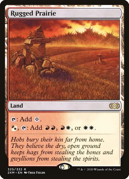 Rugged Prairie, Magic card 2XM 325 — Double Masters set