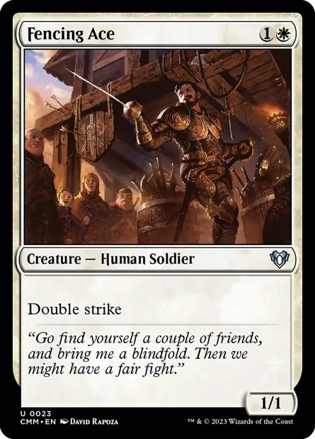 Fencing Ace, Magic card CMM 23 — Commander Masters set