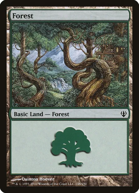Forest, Magic card ARC 148 — Archenemy set