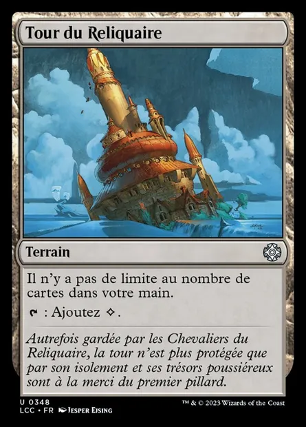 Tour du Reliquaire, carte Magic LCC 348 — extension The Lost Caverns of Ixalan Commander