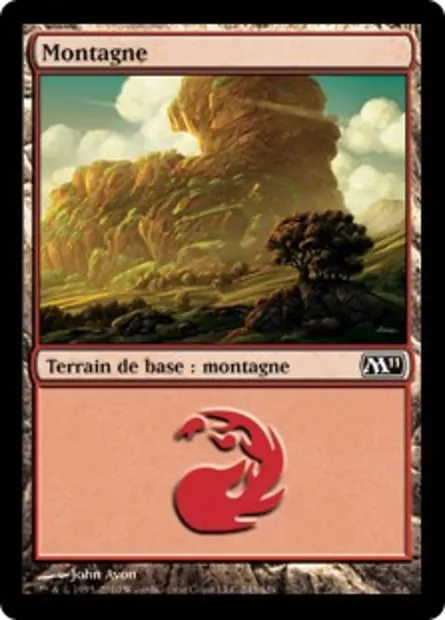 Montagne, carte Magic M11 243 — extension Magic 2011