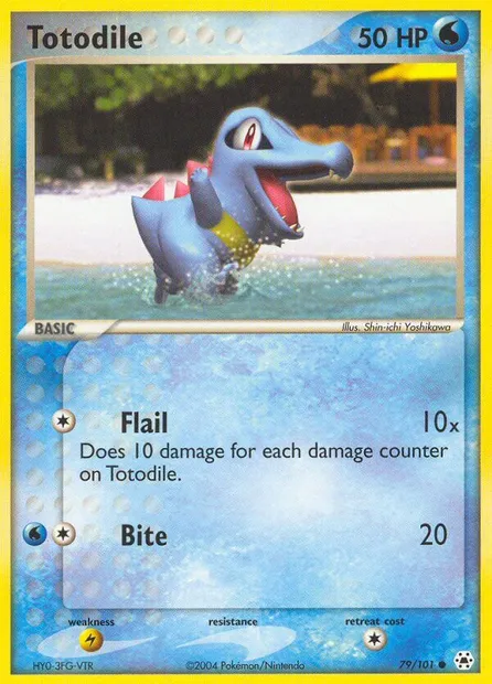 Totodile, Pokémon card HL 79 — Hidden Legends set