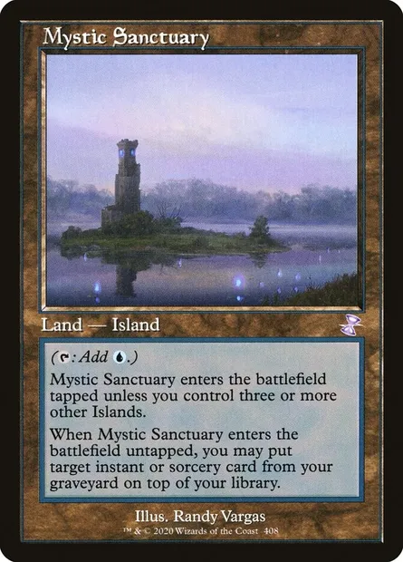 Mystic Sanctuary, Magic card TSR 408 — Time Spiral Remastered set
