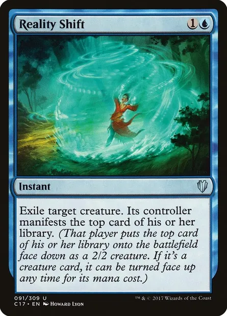 Reality Shift, Magic card C17 91 — Commander 2017 set