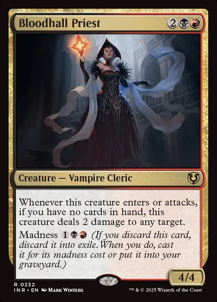 Bloodhall Priest, Magic card INR 232 — Innistrad Remastered set