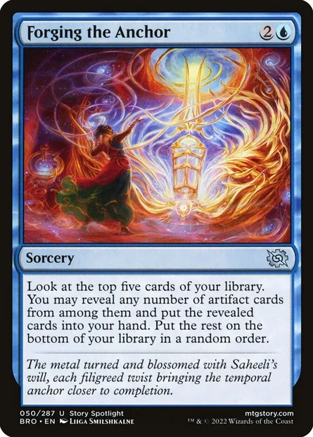 Forging the Anchor, Magic card BRO 50 — The Brothers' War set