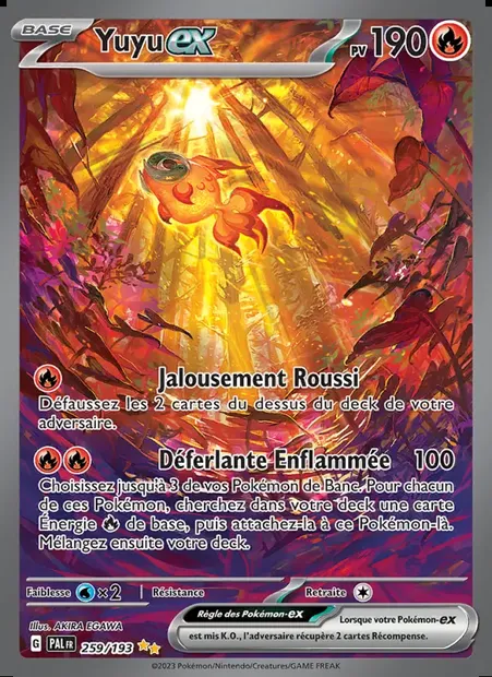 Yuyu-ex, carte Pokémon PAL 259 — extension Évolutions à Paldea