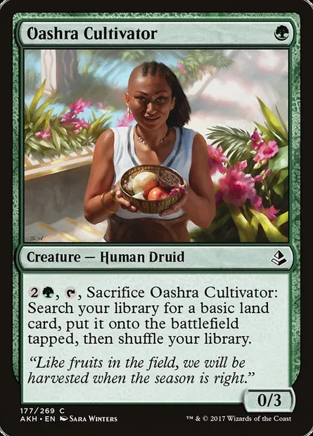 Oashra Cultivator, Magic card AKH 177 — Amonkhet set