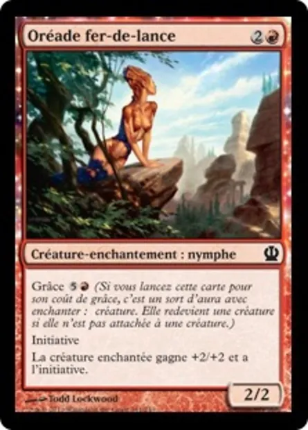 Oréade fer-de-lance, carte Magic THS 141 — extension Theros