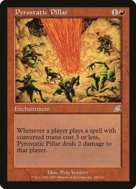 Pyrostatic Pillar, Magic card SCG 100 — Scourge set