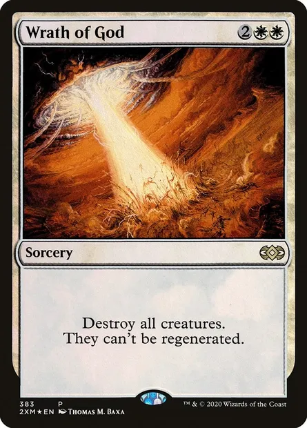 Colère de Dieu, carte Magic 2XM 383 — extension Double Masters