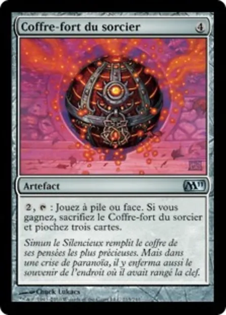 Coffre-fort du sorcier, carte Magic M11 213 — extension Magic 2011