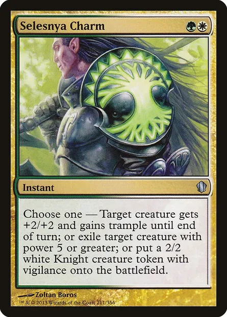 Selesnya Charm, Magic card C13 211 — Commander 2013 set