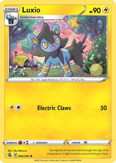 Luxio, Pokémon card FST 92 — Fusion Strike set