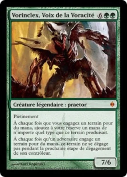 Vorinclex, Voix de la Voracité, carte Magic NPH 127 — extension La Nouvelle Phyrexia