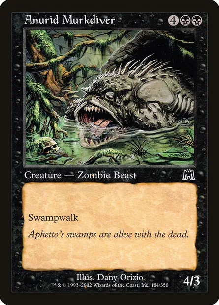 Anurid Murkdiver, Magic card ONS 124 — Onslaught set