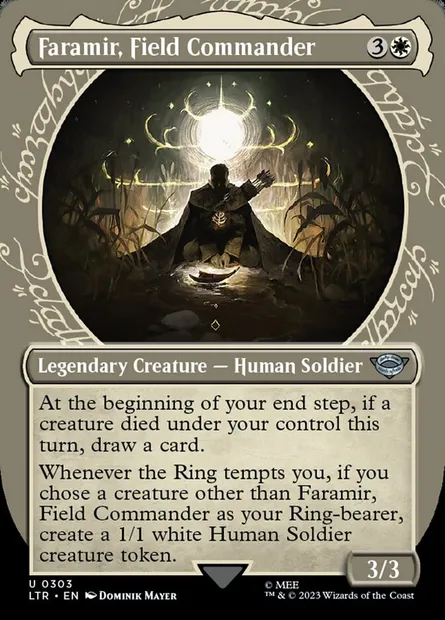 Faramir, Field Commander, Magic card LTR 303 — The Lord of the Rings: Tales of Middle-earth set