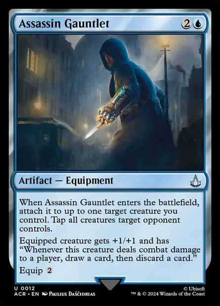 Assassin Gauntlet, Magic card ACR 12 — Assassin's Creed set