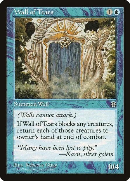 Wall of Tears, Magic card STH 50 — Stronghold set
