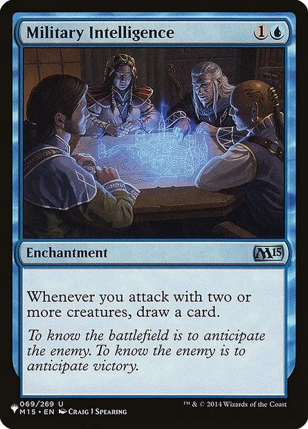 Military Intelligence, Magic card PLST M15-69 — The List set