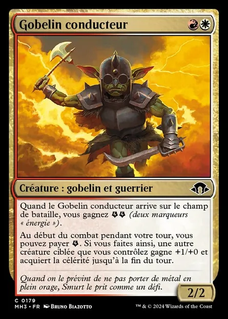 Gobelin conducteur, carte Magic MH3 179 — extension Modern Horizons 3
