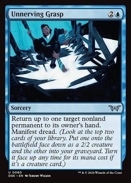 Unnerving Grasp, Magic card DSK 80 — Duskmourn: House of Horror set
