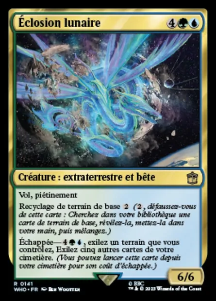 Éclosion lunaire, carte Magic WHO 141 — extension Doctor Who