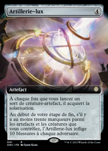 Artillerie-lux, carte Magic ONC 41 — extension Phyrexia: All Will Be One Commander