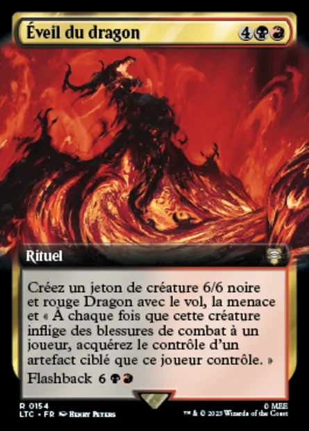 Éveil du dragon, carte Magic LTC 154 — extension Tales of Middle-earth Commander