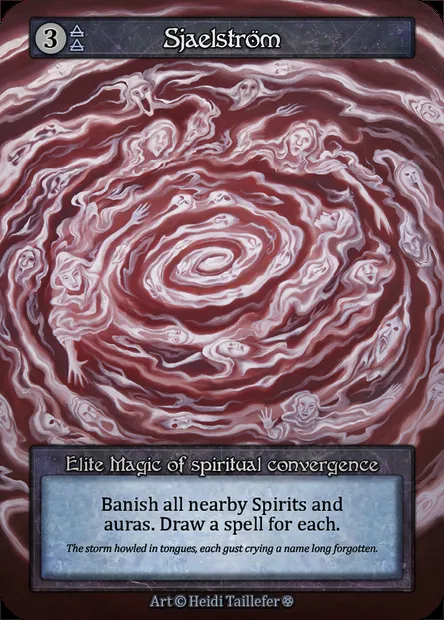 Sjaelström, Sorcery card GOT 283 — Gothic set