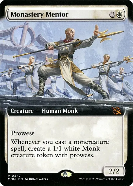 Monastery Mentor, Magic card MOM 347 — March of the Machine set
