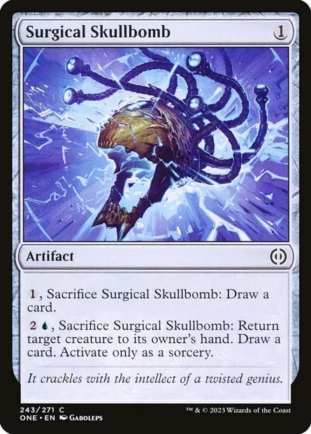 Surgical Skullbomb, Magic card ONE 243 — Phyrexia: All Will Be One set