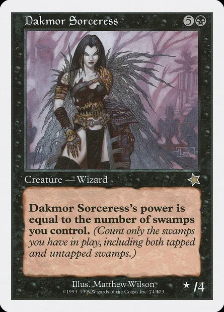Dakmor Sorceress, Magic card S99 74 — Starter 1999 set