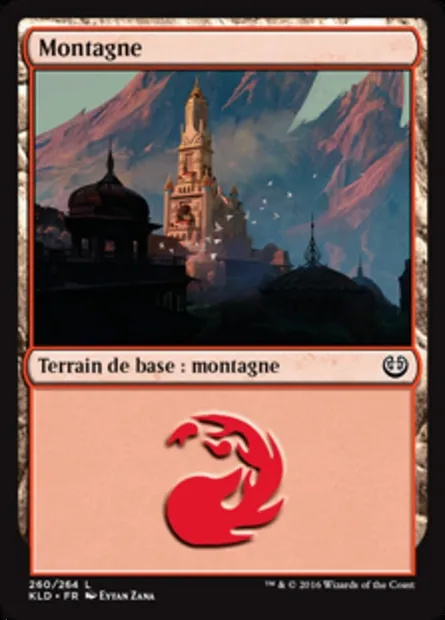 Montagne, carte Magic KLD 260 — extension Kaladesh
