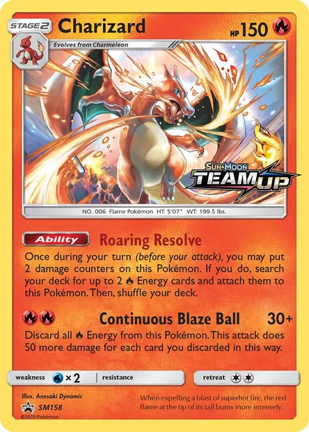Charizard, Pokémon card SM 158 — SM Black Star Promos set