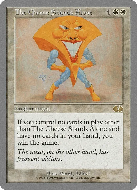 The Cheese Stands Alone, Magic card UGL 2 — Unglued set