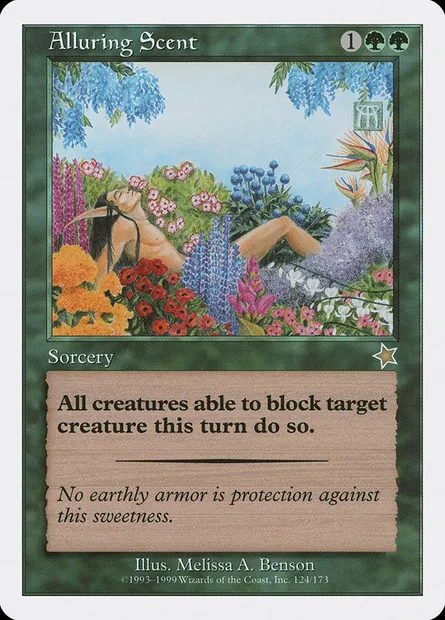 Odeur alléchante, carte Magic S99 124 — extension Starter 1999