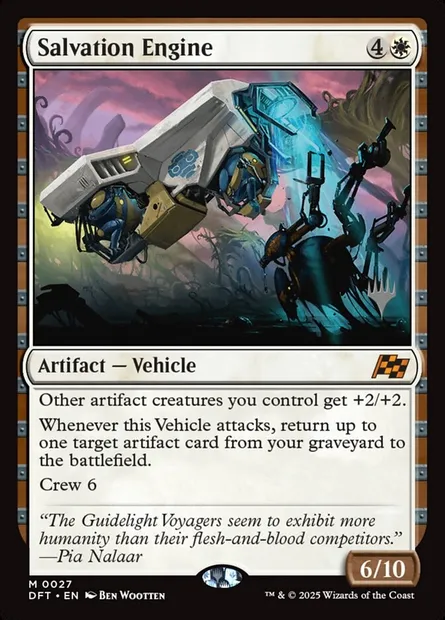 Salvation Engine, Magic card PDFT 27p — Aetherdrift Promos set