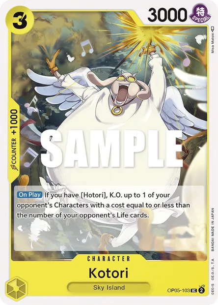 Kotori, One Piece card OP05-103 — AWAKENING OF THE NEW ERA set