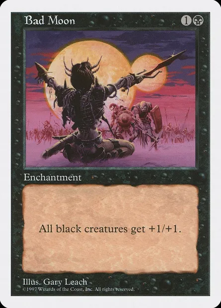 Bad Moon, Magic card 5ED 142 — Fifth Edition set