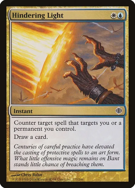 Hindering Light, Magic card ALA 173 — Shards of Alara set