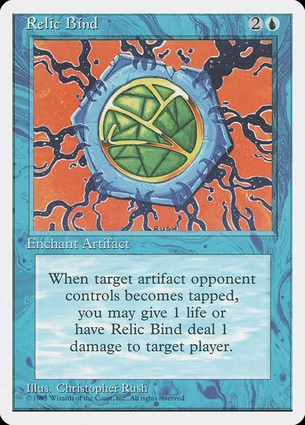 Relic Bind, Magic card 4ED 97 — Fourth Edition set