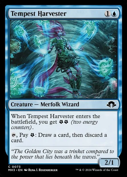 Tempest Harvester, Magic card MH3 73 — Modern Horizons 3 set
