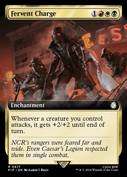 Fervent Charge, Magic card PIP 477 — Fallout set