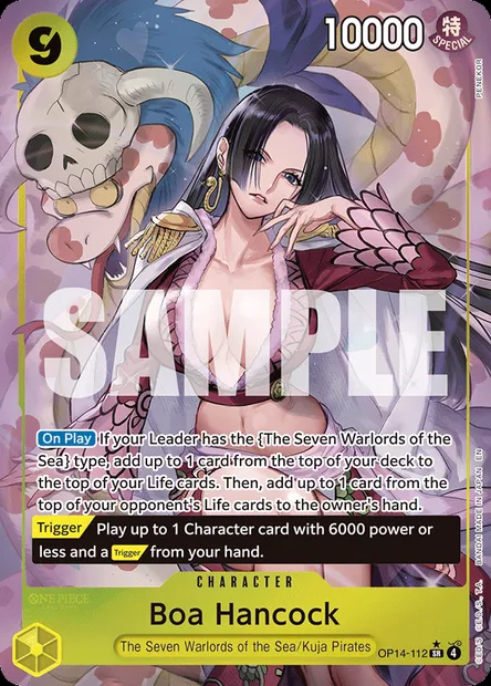 Boa Hancock, One Piece card OP14-112 — THE AZURE SEA’S SEVEN set