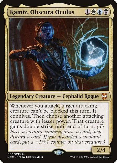 Kamiz, Obscura Oculus, Magic card NCC 3 — New Capenna Commander set