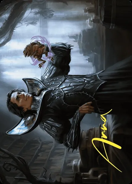 Spiteful Hexmage // Spiteful Hexmage, Magic card AWOE 15 — Wilds of Eldraine Art Series set