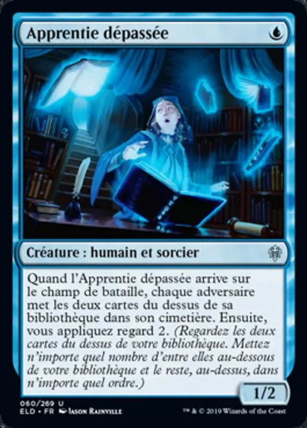 Apprentie dépassée, carte Magic ELD 60 — extension Throne of Eldraine