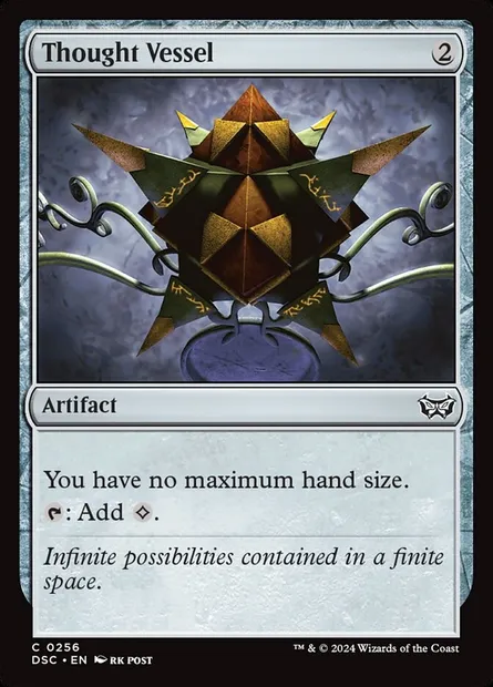 Thought Vessel, Magic card DSC 256 — Duskmourn: House of Horror Commander set