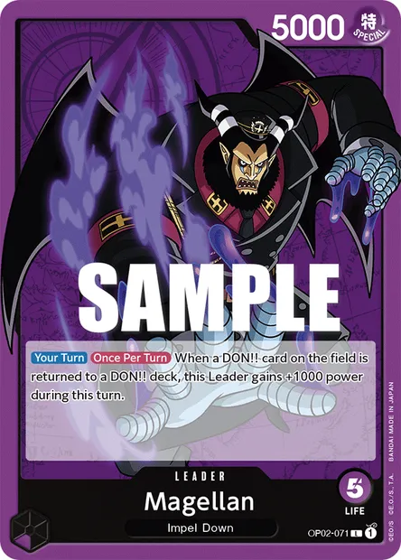 Magellan, carte One Piece OP02-071 — extension PARAMOUNT WAR